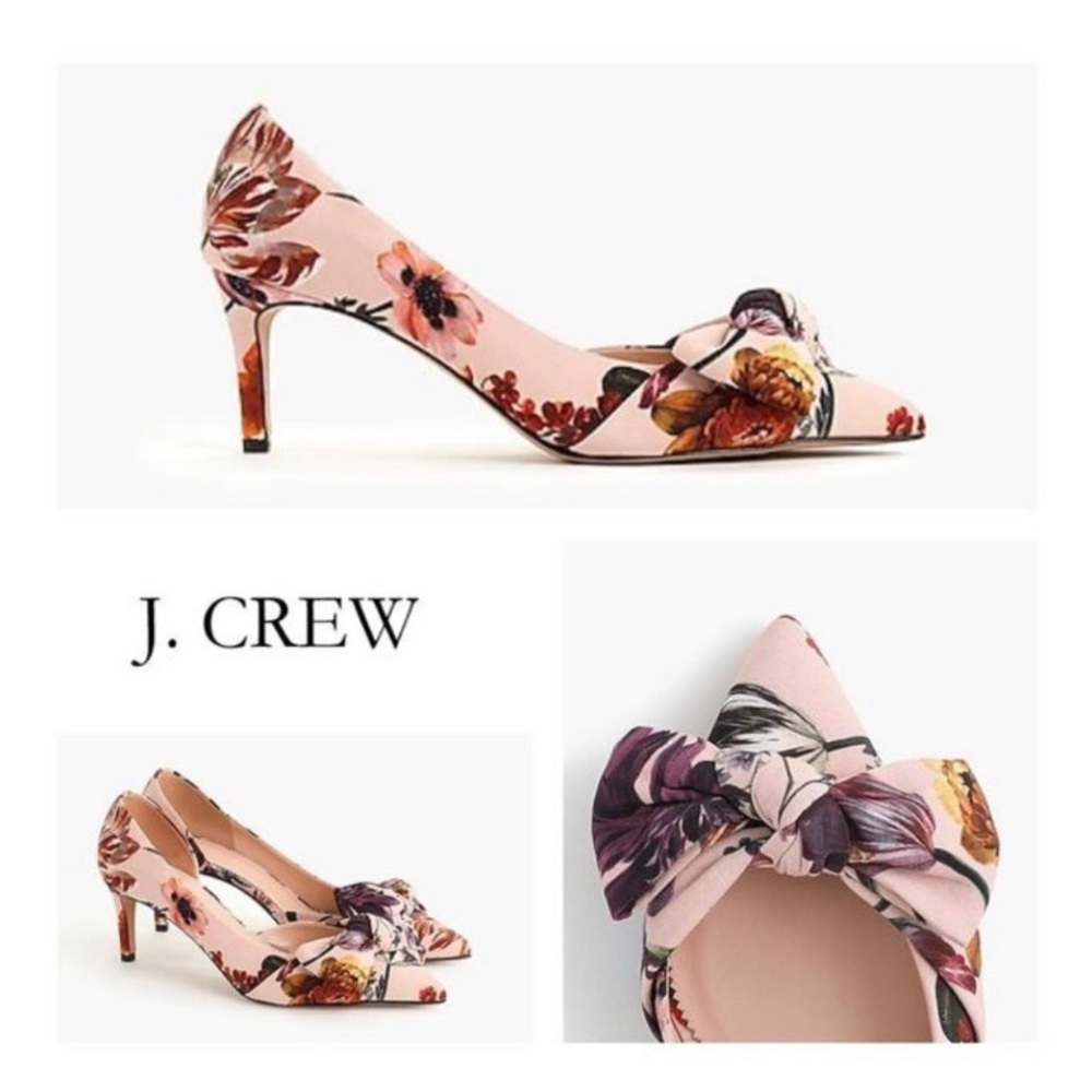 J Crew Colette D’orsay pump Dutch flowers - Picture 7 of 7